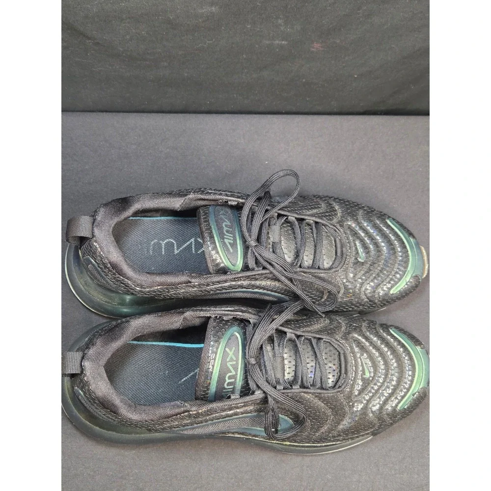 Nike‎ Air Max 720 Black Iridescent AR9293-002 Women's 11 Men's 9.5